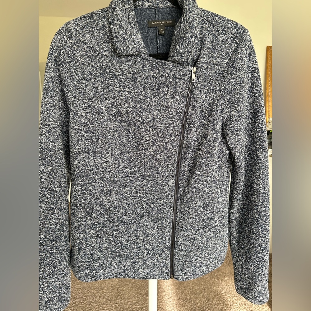 Banana Republic Women's Blue Textured Blazer